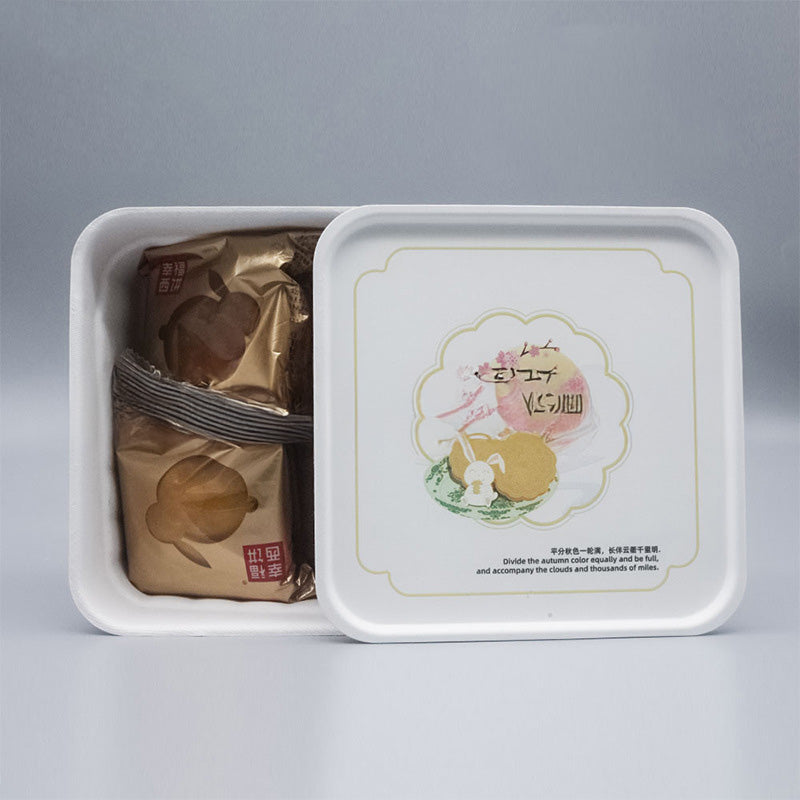 Pulp Packaging Mooncake Pastry Gift Boxes