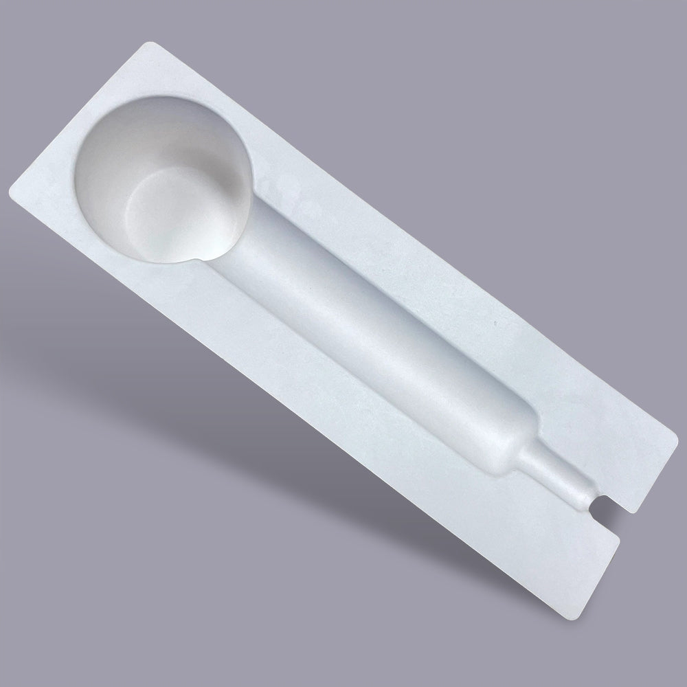 Custom Elegant White Bagasse Pulp Tray For Hair Dryer