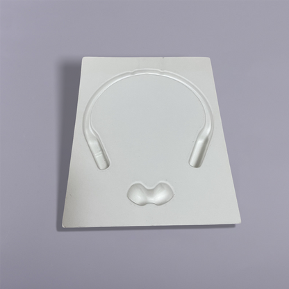 Biodegradable Molded Pulp Tray For Bluetooth Wirekess Neckband Earbuds