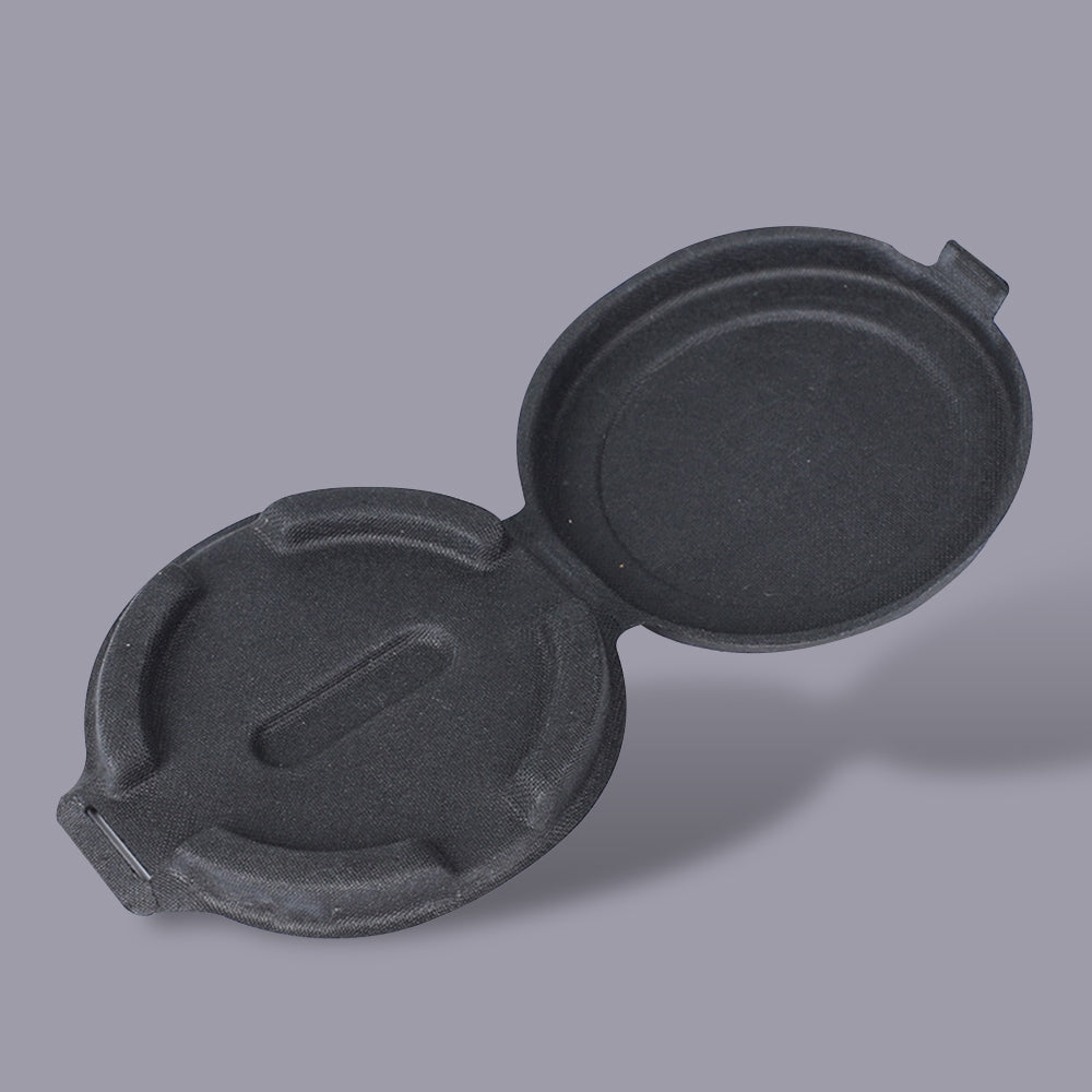 Black Bagasse Molded Pulp Skincare Inner Tray