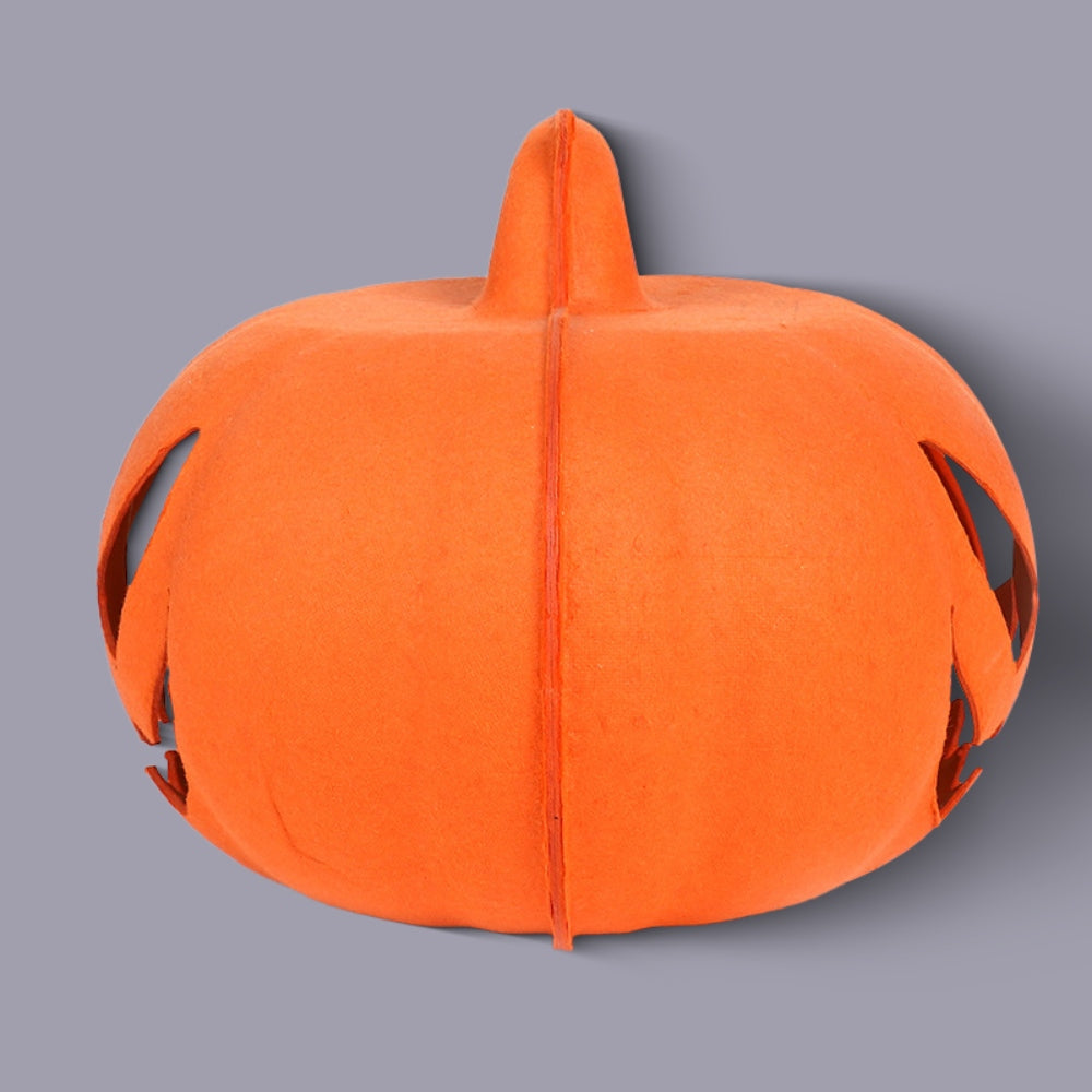 Halloween Pumpkin Shape Pulp Molding Process Customized Eco-friendly Pulp Tray