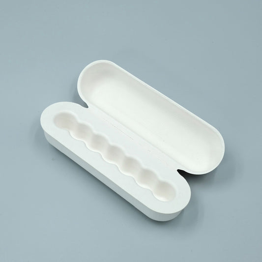 Arced Edge Biodegradable Eco-Friendly Packaging Box