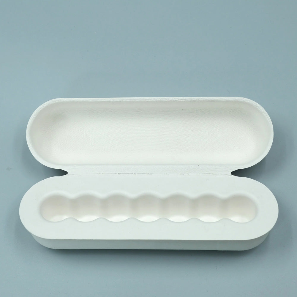 Arced Edge Biodegradable Eco-Friendly Packaging Box