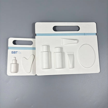 Cosmetic Pulp Molded Package Set With Handle