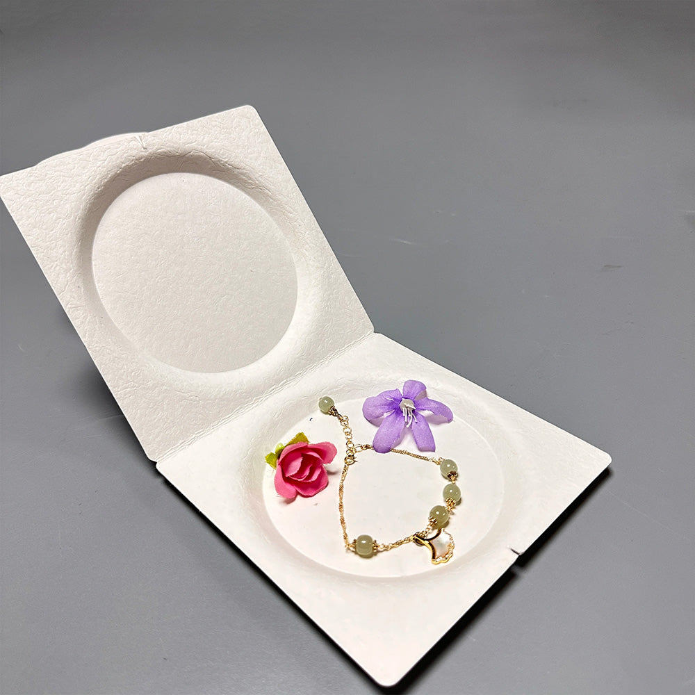 Clamshell Molded Pulp Jewelry Packaging
