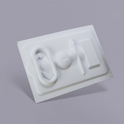 Pulp Molded Paper Tray Packaging for Earphones Set